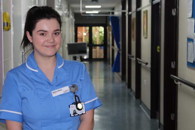 Melissa Jefferies, 25, is nurse at St Catherine’s Hospice