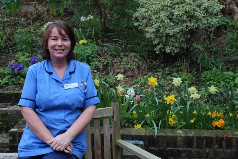 Caroline Collins, hospice nurse