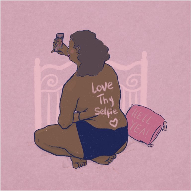 Body positivity illustrations