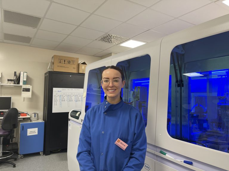 Katie Preston is a biomedical science apprentice in virology.