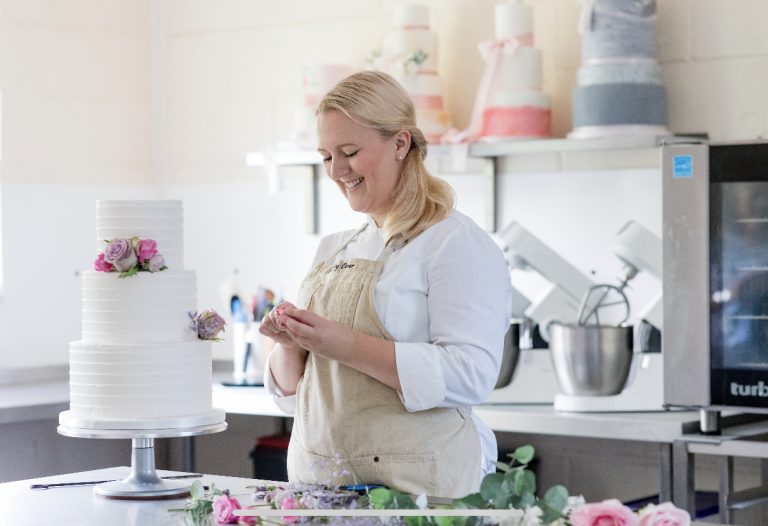 Alexandra Bishop, 28, from Southsea, Portsmouth. She opened baking business The Pastry Corner